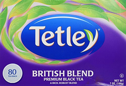 A box of Tetley black tea