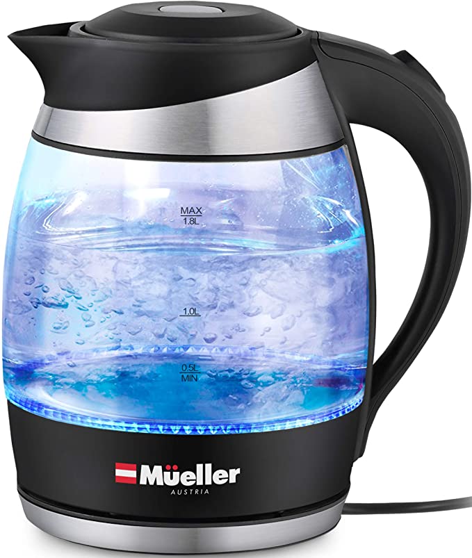 A Mueller brand kettle